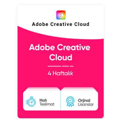 Adobe Creative Cloud – 4 Haftalık