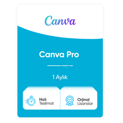 Canva Pro – 1 Aylık