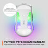 SteelSeries Aerox 3 2022 Snow RGB Kablosuz Gaming Mouse - Görsel 4