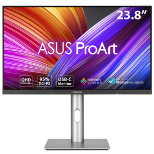 ASUS ProArt Display PA24ACRV 23.8" 75Hz 5ms HDMI DP USB 3.2 Type-C 96W Adaptive Sync HDR10 Pivot QHD IPS Monitör